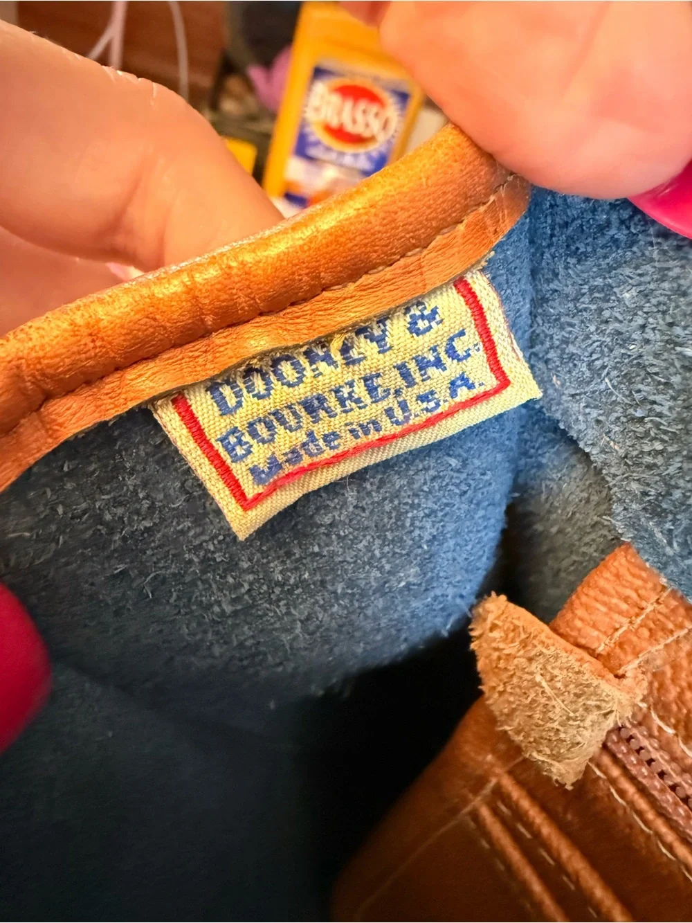 Vintage Dooney & Bourke All-Weather Leather Surrey Carrier bag